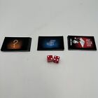 Monopoly Cheaters Edition Replacement Parts Dice Chance, Community & Cheat Cards