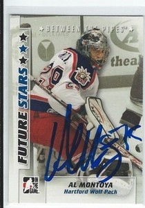 Al Montoya Signed 2007/08 Between The Pipes Card #3