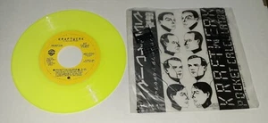 KRAFTWERK - POCKET CALCULATOR / DENTAKU - YELLOW 7" 1981 - USA ISSUE -EX/VG++ - Picture 1 of 4