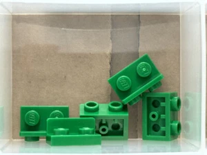 LEGO Parts - Green Bracket 1 x 2 - 1 x 2 Inverted - No 99780 - QTY 5 - Picture 1 of 1
