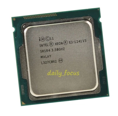 Intel Xeon E3-1241 V3 3.5 GHz LGA1150 4 Core  SR1R4 CPU Processors 8 MB - Image 1 of 4
