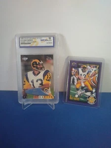 Kurt Warner 1999 Rookie Card Lot Of 2 *Including 1 WCG 10 GEM-MT* - Picture 1 of 5