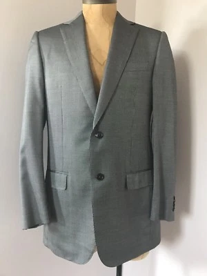 Ermenegildo Zegna Su Misura Blazer jacket sz US 42 US birds eye Black White - Image 1 of 4