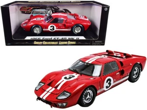 1966 Ford GT-40 MK II #5 Red with White Stripes Le Mans 1/18 - Picture 1 of 1