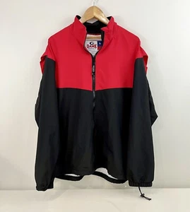 New Men's Game Sportswear Mystic Windbreaker Jacket in Red Black Lightweight - Picture 1 of 10