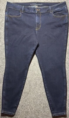 Pantalones de mezclilla elásticos azules de tiro medio talla 22W de MJeans By Maurice para mujer Foto 1 de 4