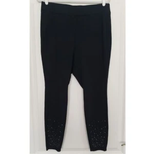 Leggings Lane Bryant vita alta con dettagli borchie taglia 14/16 taglienti party punk rock - Foto 1 di 5