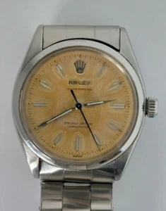 Rolex 159039 genuino, acero inoxidable, reloj Oyster Perpetual, Cal 6567 - Imagen 1 de 6