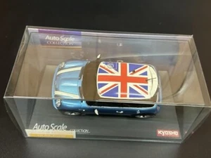 Kyosho Mini-Z ASC Body Mini Cooper S Union Jack Limited Color Metallic Blue - Picture 1 of 4