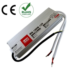 Trasformatore LED 100W 12V DC - Alimentatore trasformatore driver impermeabile per proiettore - Foto 1 di 11