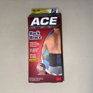 ACE Back Brace Lumbar Abdominal Belt TekZone Antimicrobial Comfortable Elastic - Picture 1 of 5