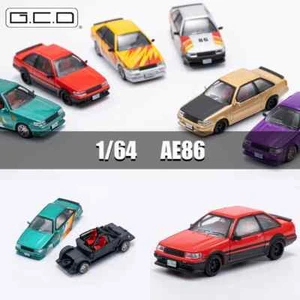 DCT 1/64 AE86 Model Car Classical Vehicle D  Alloy Car Model Diecast Toy Vehicle - Picture 1 of 24