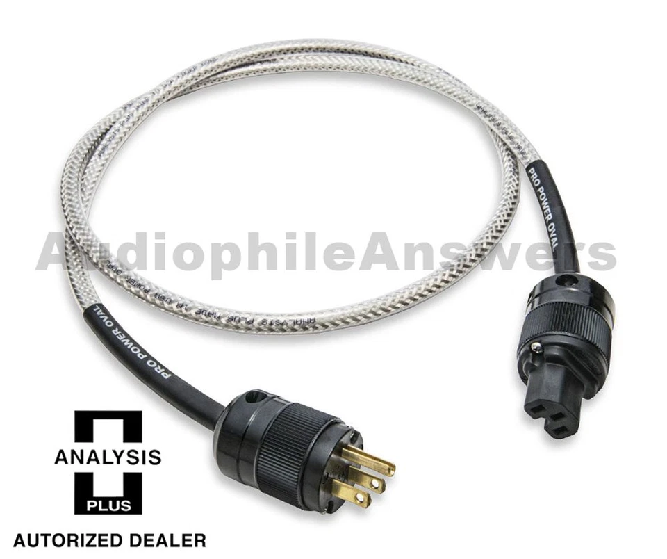 Analysis Plus Power Pro Oval Professional Power Cable IEC  6ft - Image 1 of 1