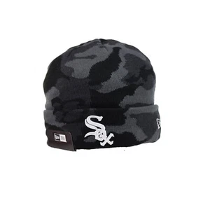 New Era Chicago White Sox Knit Camo Herren Beanie Schwarz 60268592 - Bild 1 von 5