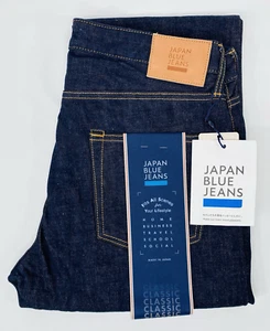 Japan Blue Jeans - Classic Straight Selvedge Jeans/Hose - Herren 31 - Neu mit Etikett - Bild 1 von 16