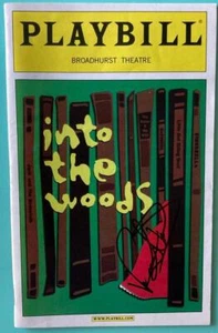 Vanessa Williams und Cast signiertes Playbill Into The Woods 2002 Broadway Revival - Bild 1 von 1