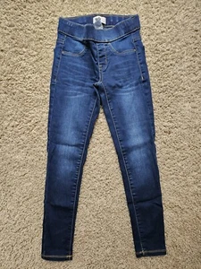 SO Jeans Girls Size 8 Favorite Jegging High Rise Denim Button Blue Jean Pant - Picture 1 of 2