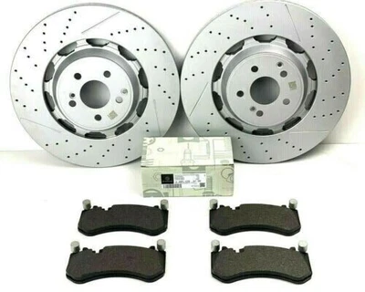 For Mercedes-Benz S63 AMG 2014-2020 Front Brake Pads & Rotors Set - Genuine - Image 1 of 4