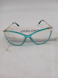 Zeelool JGX368841-06 Blau Grün Brille Brillengestell 58□16-145 Vollrand - Bild 1 von 9