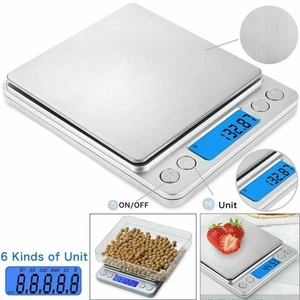 Digital Electronic Kitchen Scale Pocket Food Mini Weight LCD 0.01g-500g Weighing - Picture 1 of 1