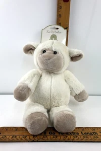 Kelly Baby KellyToy Cuddle Baby Lamb Rattle Plush 13" Stuffed Animal NWT - Picture 1 of 6