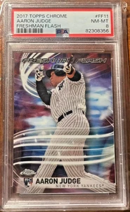 AARON JUDGE 2017 Topps Chrome FRESHMAN FLASH #FF11 New York Yankees Rookie PSA 8 - Picture 1 of 1