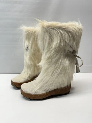 Botas de invierno Pajar Apres para mujer de piel de esquí blancas talla 37 Foto 1 de 4