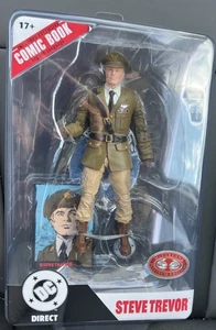 STEVE TREVOR DC Mcfarlane, RED PLATINUM, 7" Action Fig and Comic - Picture 1 of 2