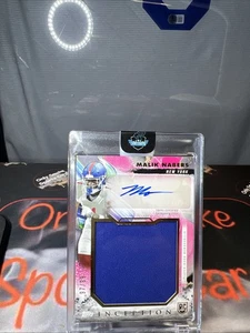 2024 Topps Inception - Malik Nabers Rookie Jumbo Relic Auto RPA /99 - Foto 1 di 5