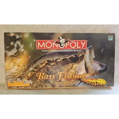 Juego de Mesa Monopoly "Bass Fishing Edition" - Completo Parker Brothers Foto 1 de 4