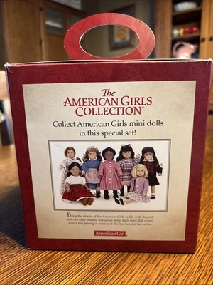 COLECCIÓN ORIGINAL DE 7 MINI MUÑECAS AMERICAN GIRL con LIBROS AGRADABLES CO EN CAJA Foto 1 de 4