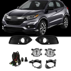 Front Left Right Fog Lights Bumper Lamps+Wiring + Switch For 2019-2021 Honda HRV - Picture 1 of 10