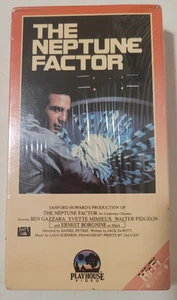 THE NEPTUNE FACTOR (VHS-1973-COLOR-1986)THRILLER-ERNEST BORGINE-SEALED-HTF-OOP. - Picture 1 of 7