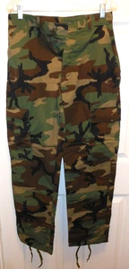 Vintage Woodland Camouflage Cargohose Herren Small Regular Military Combat BDU NOS - Bild 1 von 5