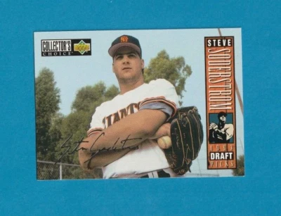 1994 Collector's Choice Silver Script Parallel #24 Steve Soderstrom GIANTS - Image 1 of 2