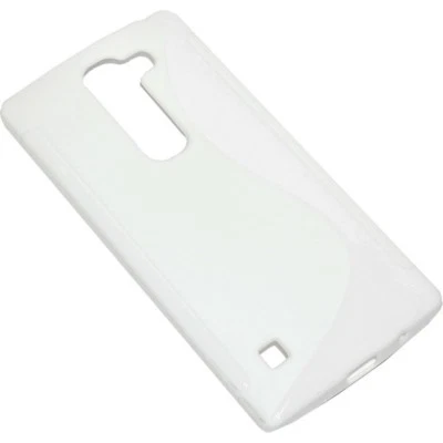 SSYL CUSTODIA TPU SILICONE S-LINE BACK COVER CASE WHITE BIANCO LG SPIRIT NUOVA - Immagine 1 di 4