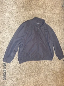 Men's St John's Bay Water Repellent Wind Resistant Jacket - Size 4X - Black -NWT - Picture 1 of 13