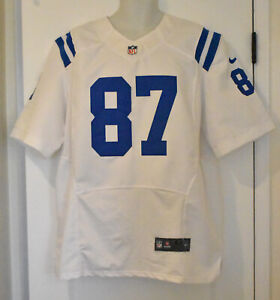 Nike On Field Reggie Wayne #87 NFL Indianapolis Colts White Jersey Men's Size 44