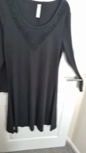 Sheego Style Black Dress Size 18 - Picture 1 of 7
