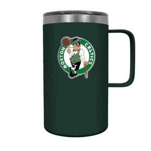 Boston Celtics 18 Ounce Hustle Mug with Metal Emblem - Picture 1 of 1