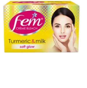 Natural Fem Turmeric & Milk Soft Glow Bleach Cream (24gm) Glowing Fair Skin 2026 - Picture 1 of 4