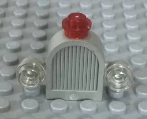 LEGO Light Gray Car Truck Vehicle, Grille 1 x 2 x 2 Round Top with Lights, 30147 - Picture 1 of 1