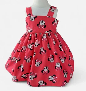 Minnie inspire dress, Red Minnie dress, Birthday dress, Mouse ears dress, Birthd - Picture 1 of 4
