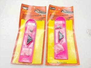 2x DU-BRO No. 828 Snowbird Skis (Pink) for RC Airplane New in Package - Picture 1 of 8