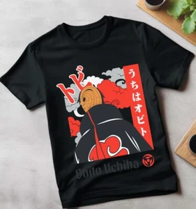 Itachi Uchiha T-Shirt Naruto Shippuden Japanese Anime Manga Style Shirt All Size - Picture 1 of 9