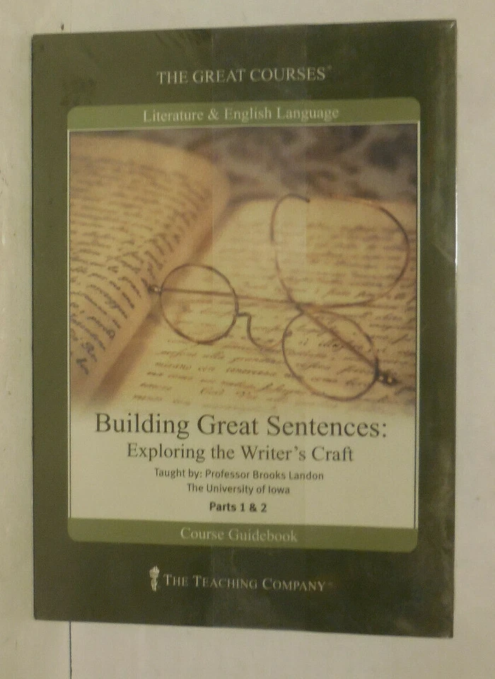 Building Great Sentences : Exploring the Writer's Craft (2008, DVD)