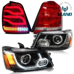VLAND Led Headlights +Rear Tail Lights Lamps For Toyota Highlander SUV 2001-2007 - Bild 1 von 23