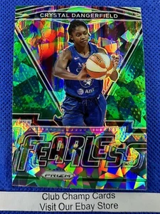 2021 #16 Crystal Dangerfield WNBA Panini Prizm furchtlos grün Eis Preis Einsatz - Bild 1 von 2