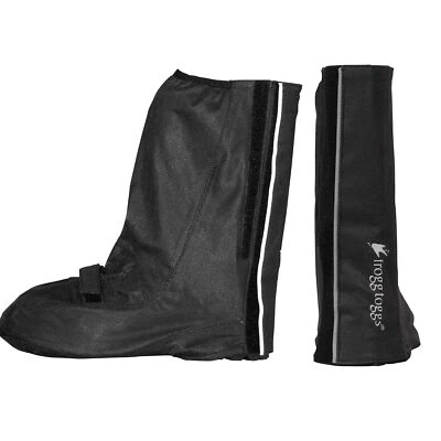 Sobrecalzado impermeable FROGG TOGGS Frogg Feet para mujer, negro, mediano grande EE. UU. Foto 1 de 3