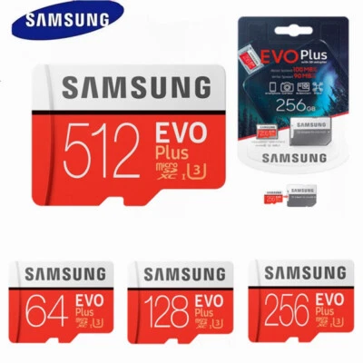 MICRO SD SDHC SDXC 128GB 256GB 512GB 1 2TB SAMSUNG SCHEDA MEMORIA CARD CLASSE 10 - Immagine 1 di 4
